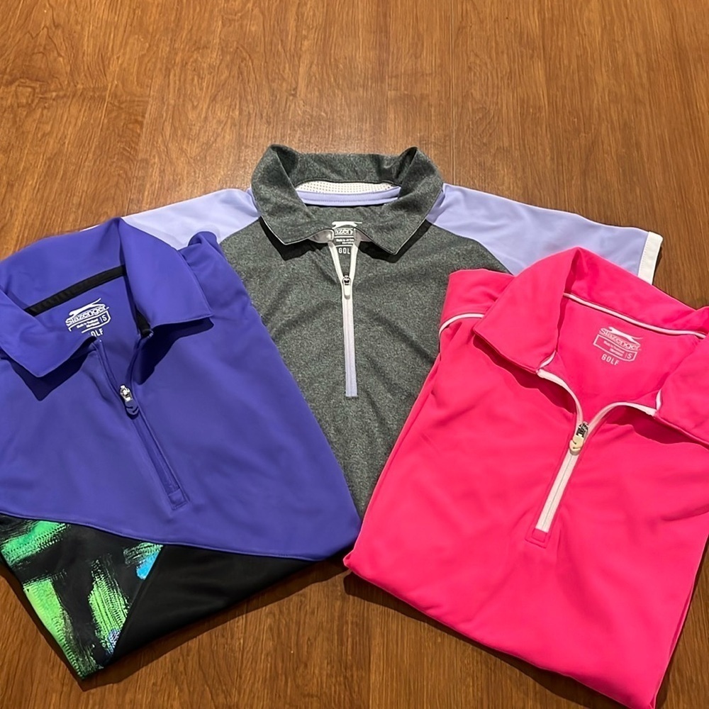 Slazenger Women’s Bundle of Three Golf Shirts Size Small.